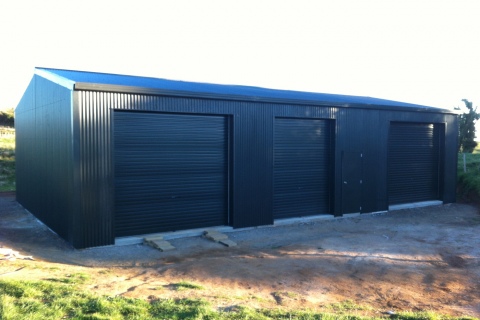 3 Bay Enclosed Storage