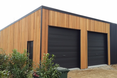 Wood And Steel Shed